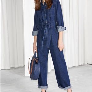 & Other Stories Jean jumpsuit